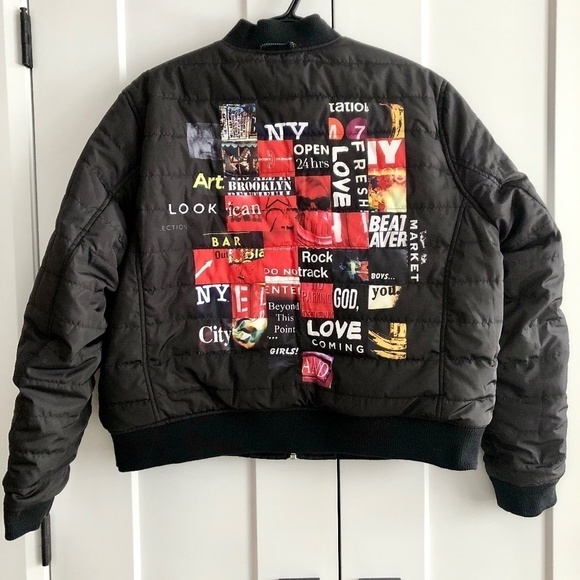 The Very Warm, Mason, Reversible, Bomber Jacket w/Artwork Lining, XL, New No Tag - Picture 4 of 16